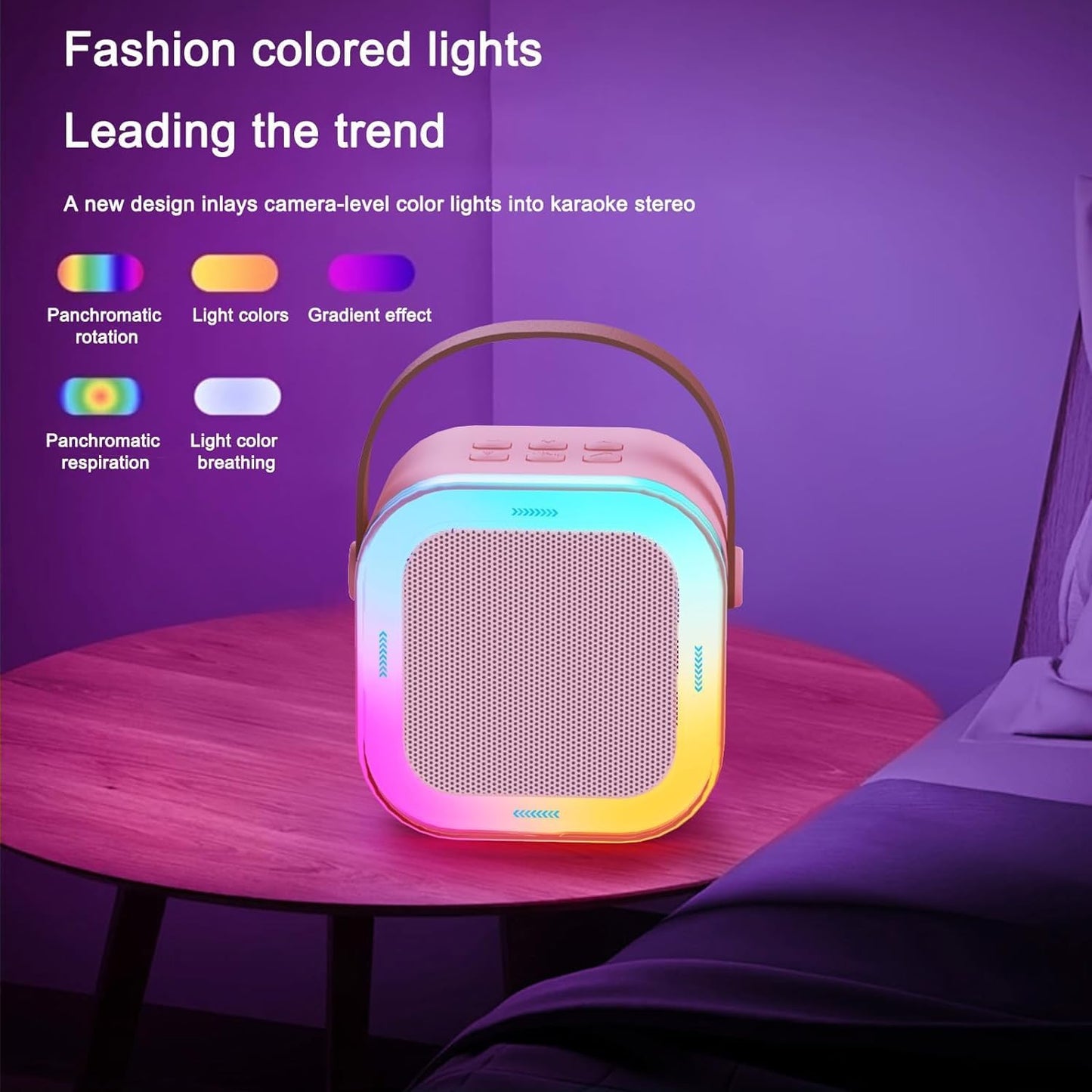 Mini Karaoke Speakers with Wireless Mic